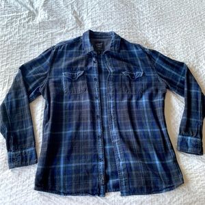Grayers Heritage Blue Plaid Flannel